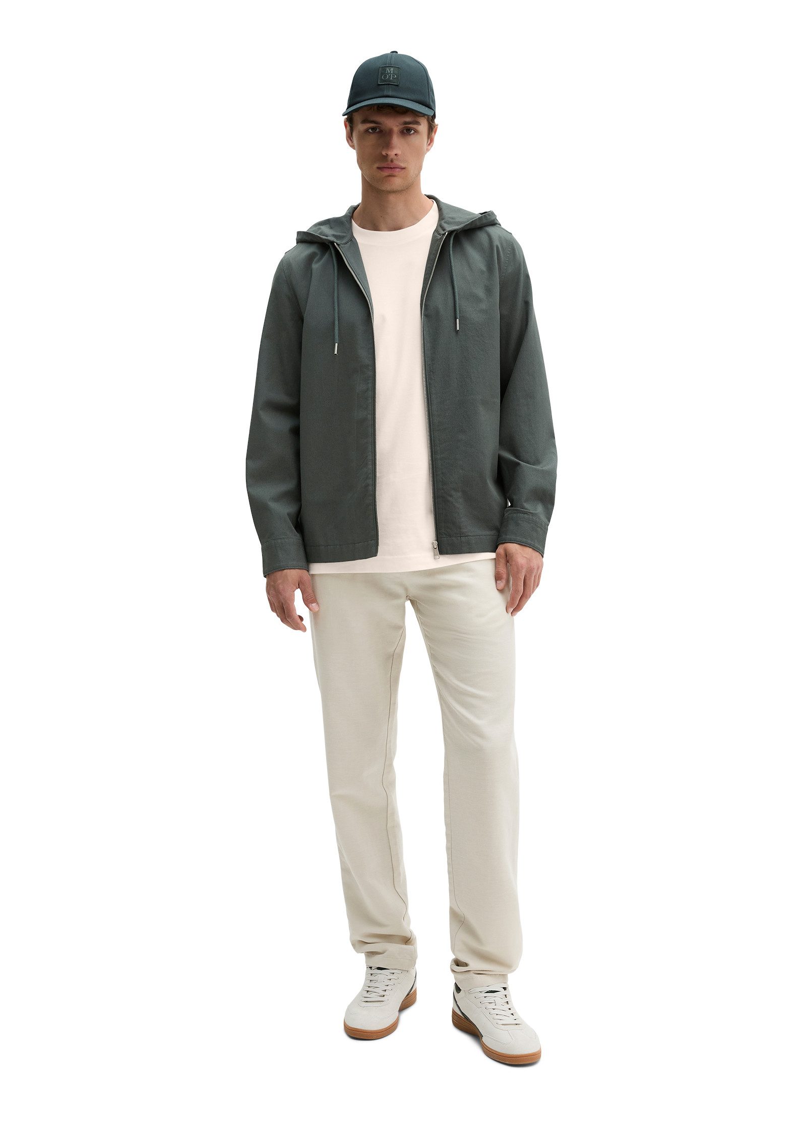 Marc O'Polo Kurzjacke aus robustem Bio-Baumwoll-Dobby – Bild 5 von 5