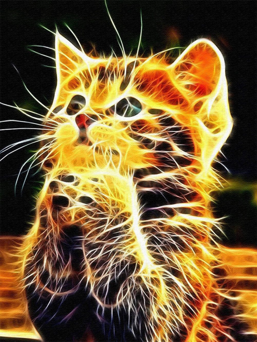 LA CUTE Malen nach Zahlen 5D Diamant Painting Katze Set für kreative DIY-De günstig online kaufen