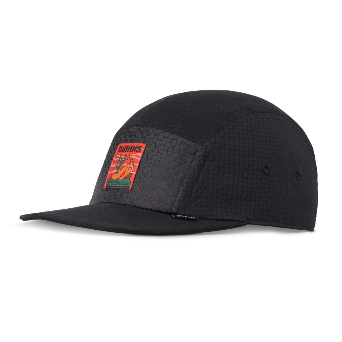 Djinns Flat Cap Djinns 5 Panel Flat Cap Resting Man (Basecap, 5 Panel Cap)