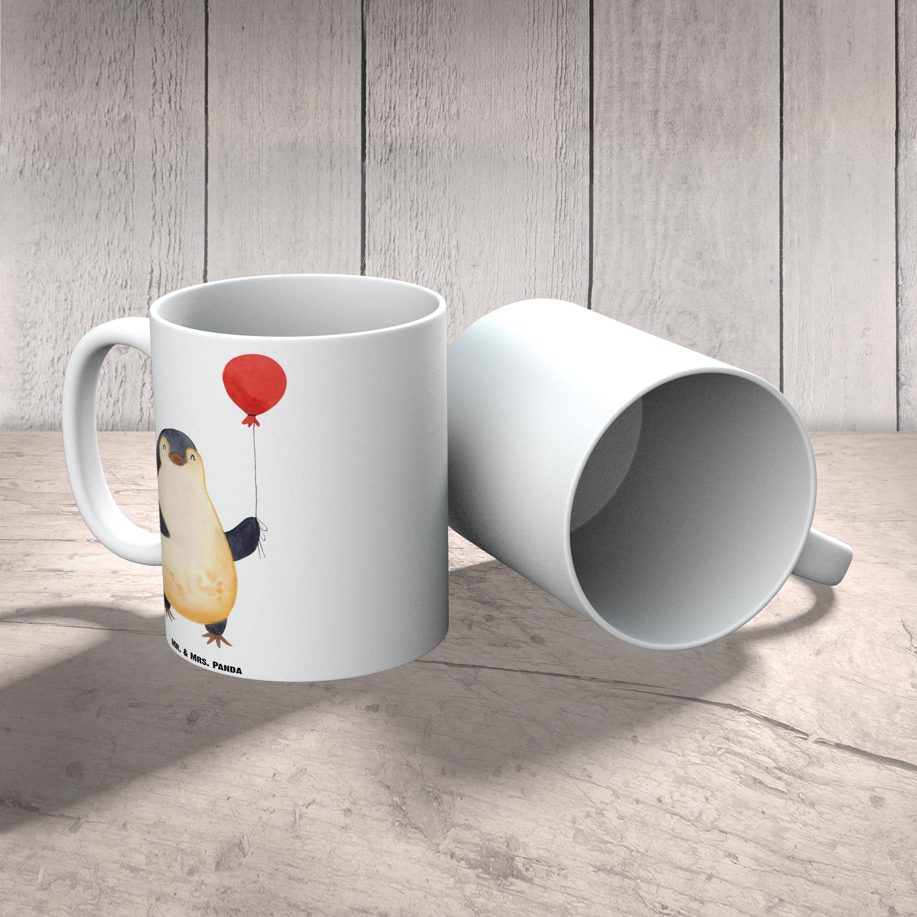 Mr. Tasse - Weiß Keramik Tasse, & - XL Pinguin Tasse Luftballon Laune, XL Bec, Mrs. Panda gute Geschenk, Große
