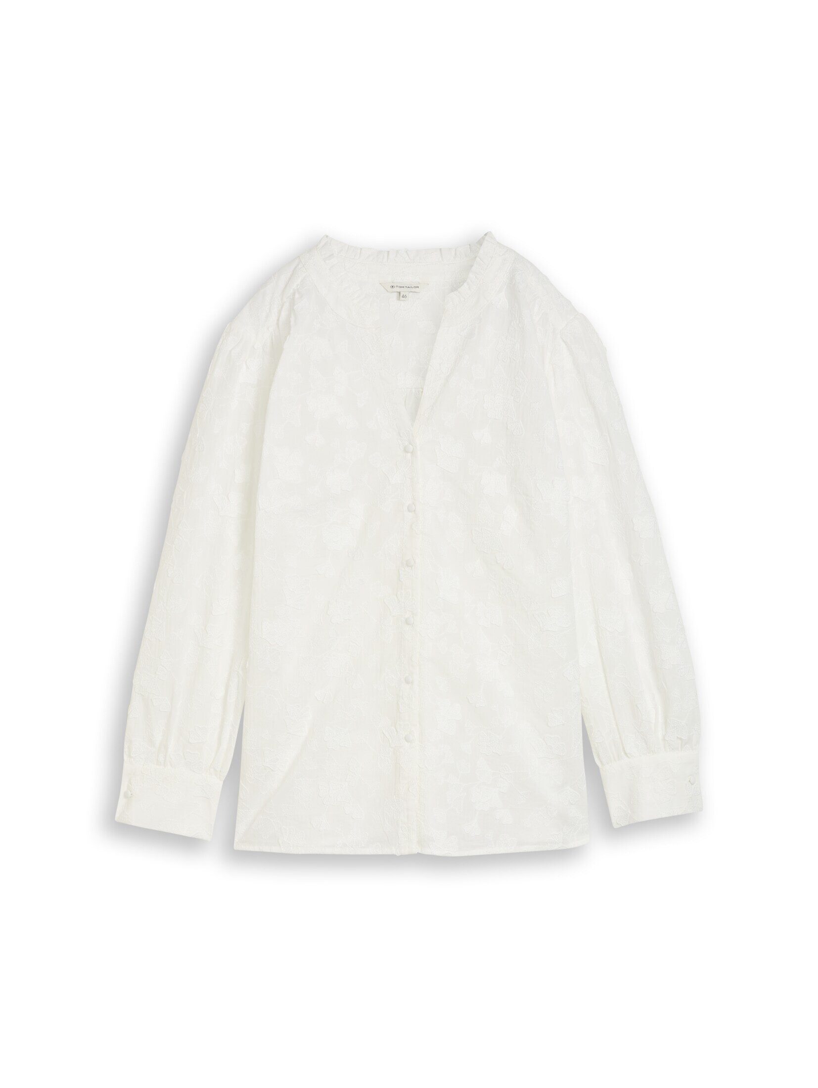 TOM TAILOR PLUS Langarmbluse Blusen & Shirts Plus Size - Loose Fit Bluse mi günstig online kaufen