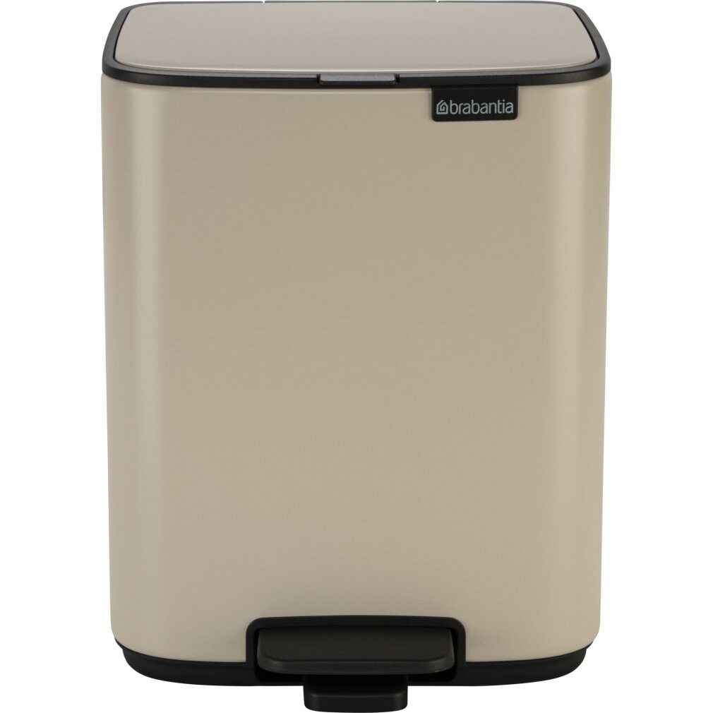 Brabantia Mülltrennsystem Treteimer Bo 7 Liter Soft Beige