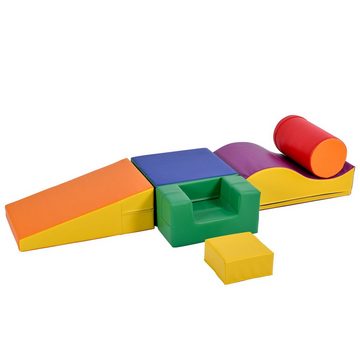 Dedom Spielbausteine Baby Lernspielzeug, Riesenbausteine, Schaumstoffblöcke, 6 Blöcke