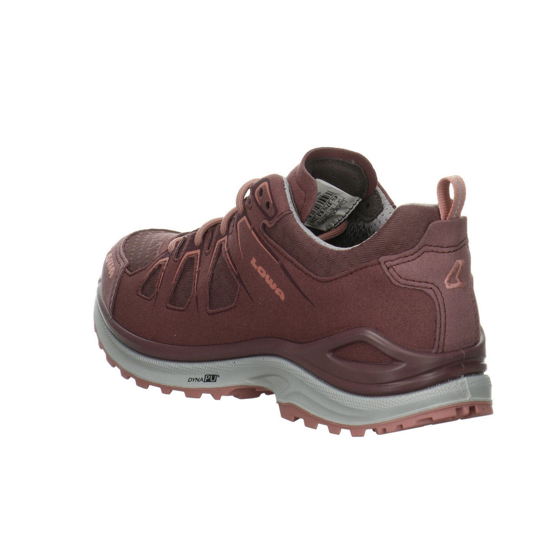 Damen GTX Leder-/Textilkombination Outdoorschuh Evo Lo Outdoorschuh Lowa rot lila + Schuhe sonstige Innox Outdoor