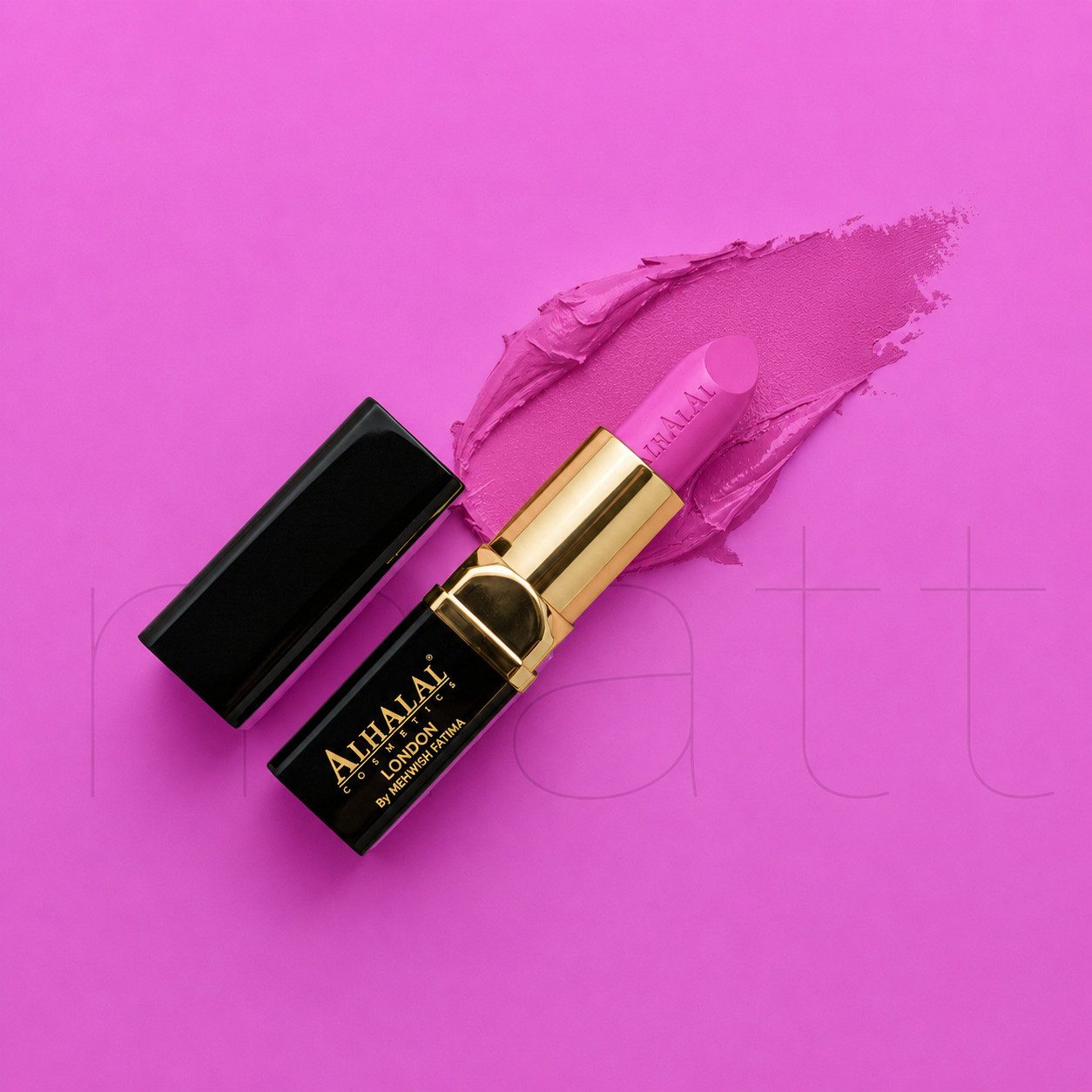 Alhalal Cosmetics Ltd. Lippenstift AL-31 SANAAYA Halal Lippenstift Lila, matt, vegan, alkoholfrei, halal-zertifiziert (HMC UK), langanhaltend