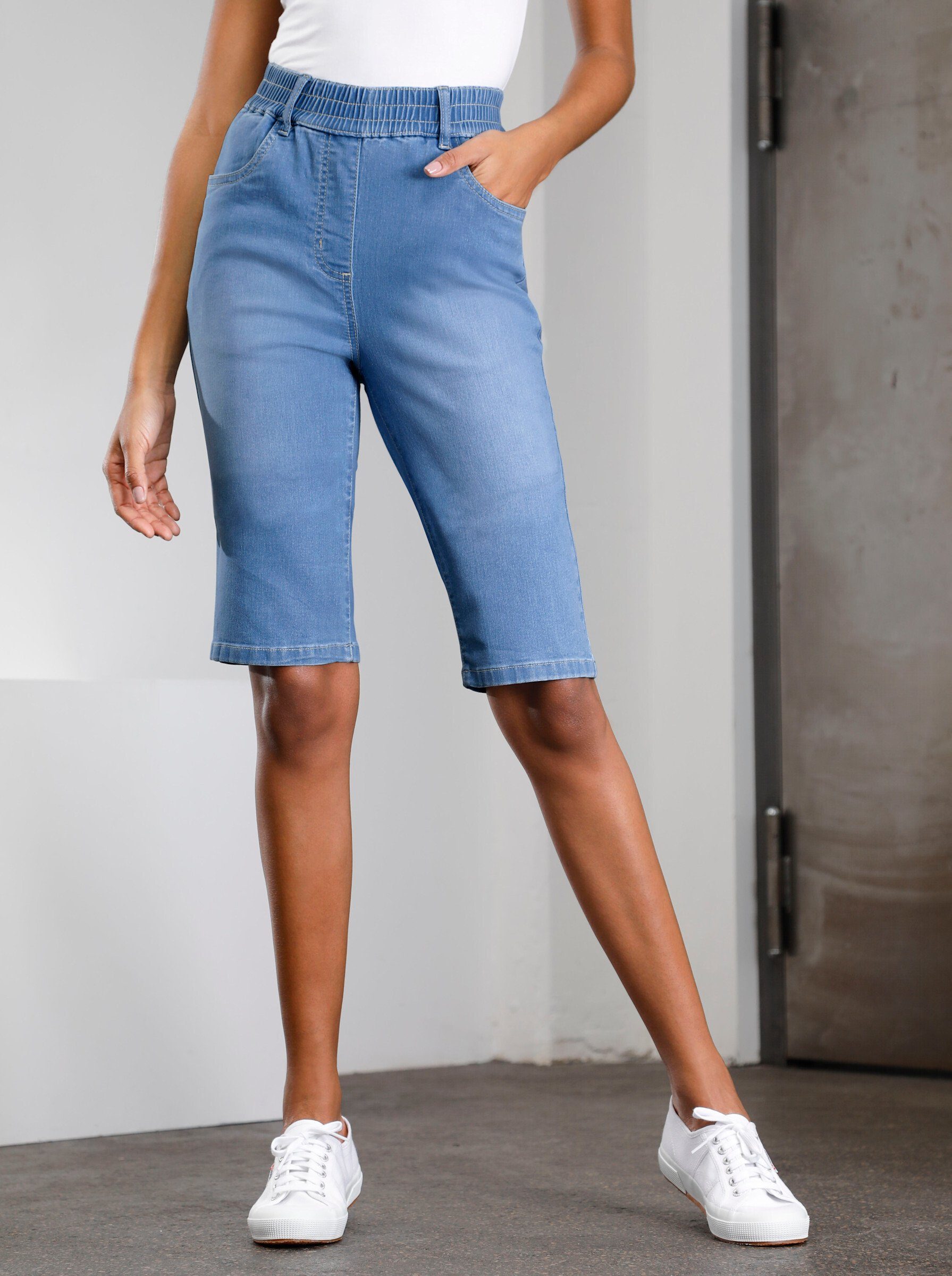 Sieh an! Jeansshorts Jeansbermudas günstig online kaufen