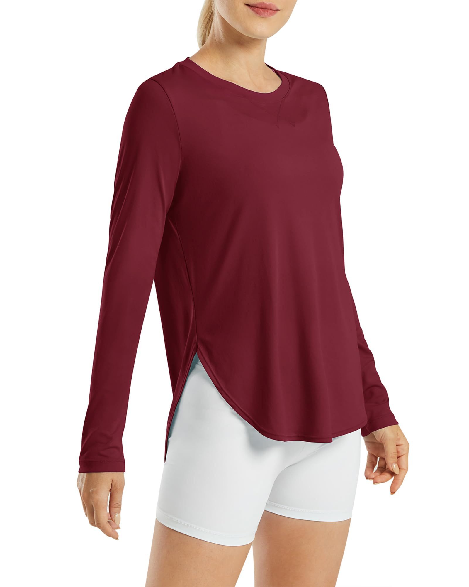 G4Free Trainingsshirt Damen Sport Футболки Langarmshirt Sonnenschutz Shirt UV Schutz UPF 50+ Laufshirt Rashguards Yoga Funktionsshirt Fitness