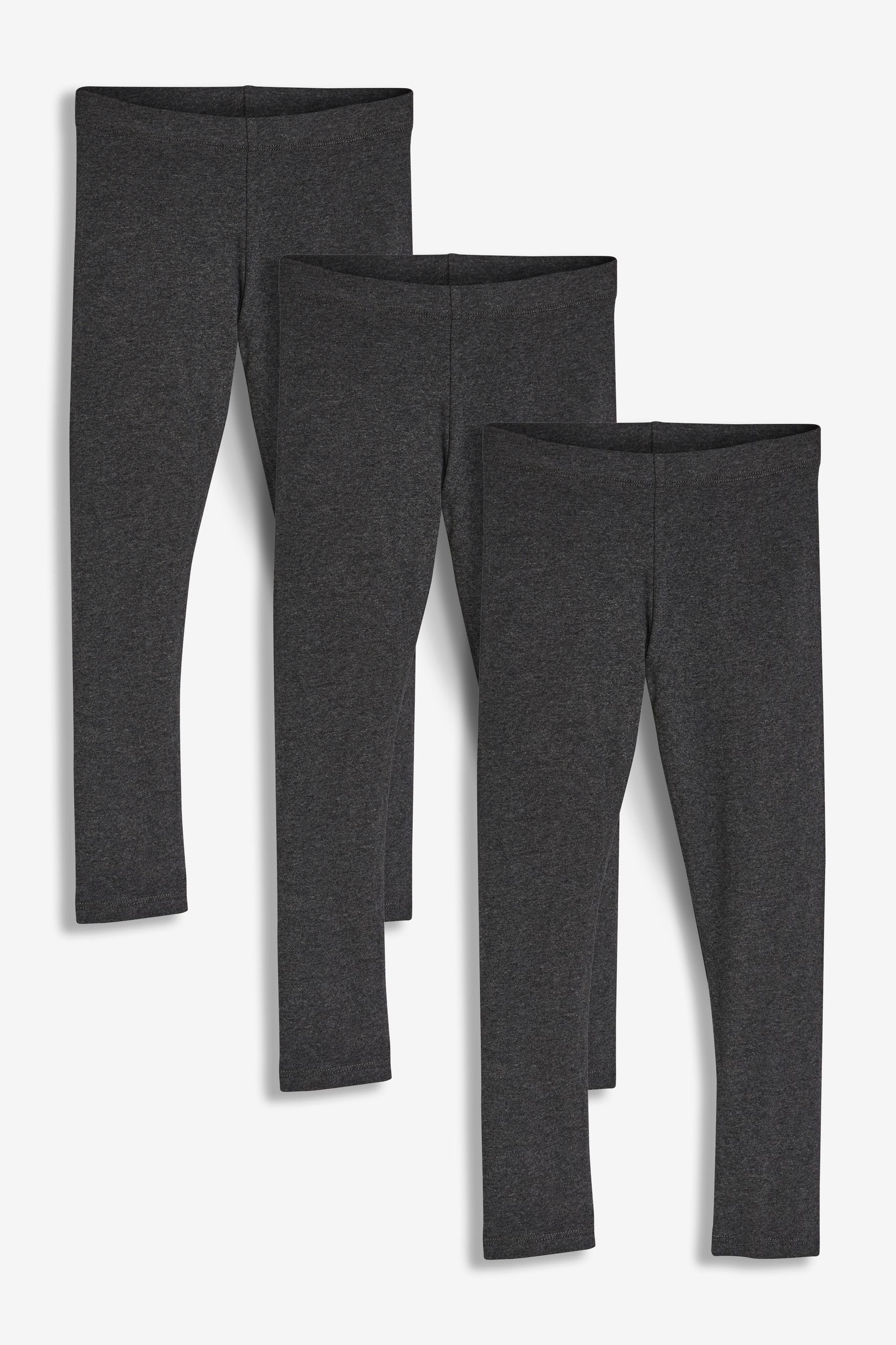 Next Leggings Leggings (3 bis 16 Jahre), 3er-Pack (3-tlg) Charcoal Grey