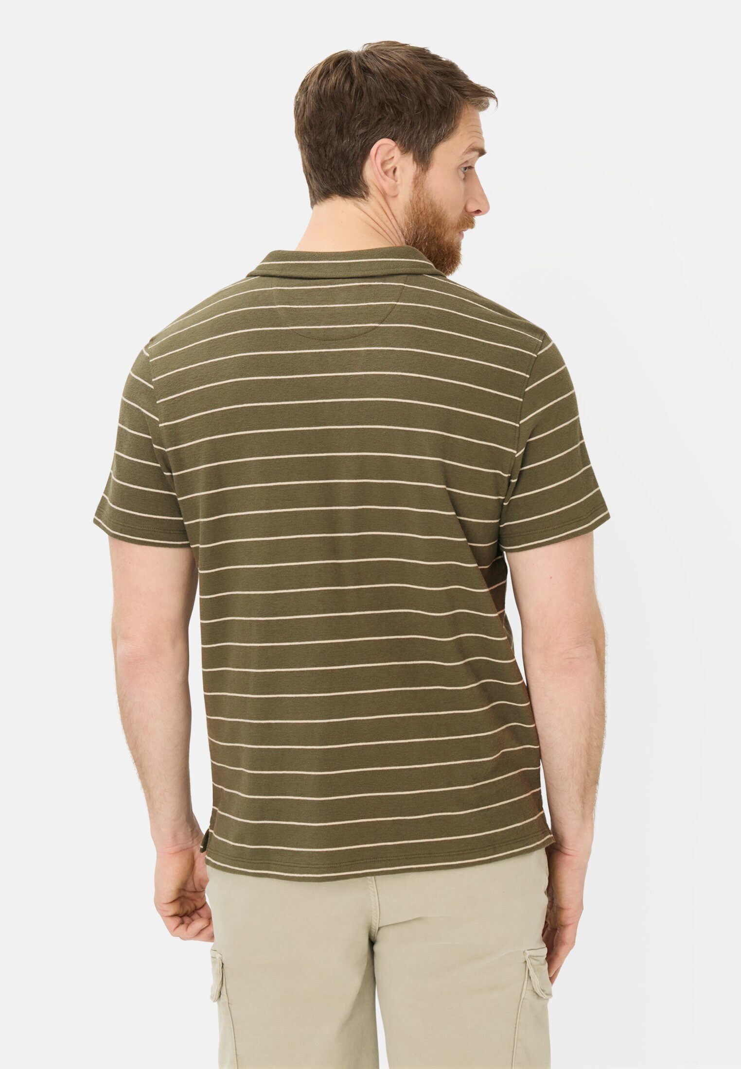 camel active Poloshirt mit kontrastierenden Details Kurzarm Shirts_Poloshirt