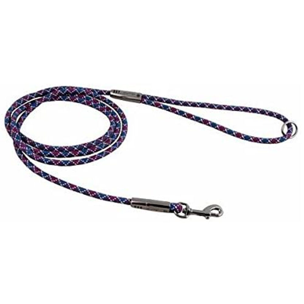 HURTTA Hundeleine HURTTA Casual Seilleine, weinrot/blau, 180cm*6mm