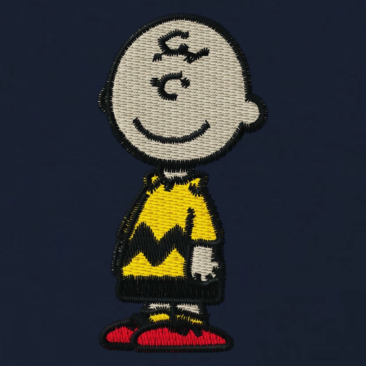 Spreadshirt Hoodie Peanuts Charlie Brown Als Stickmotiv Unisex Hoodie (1-tlg)