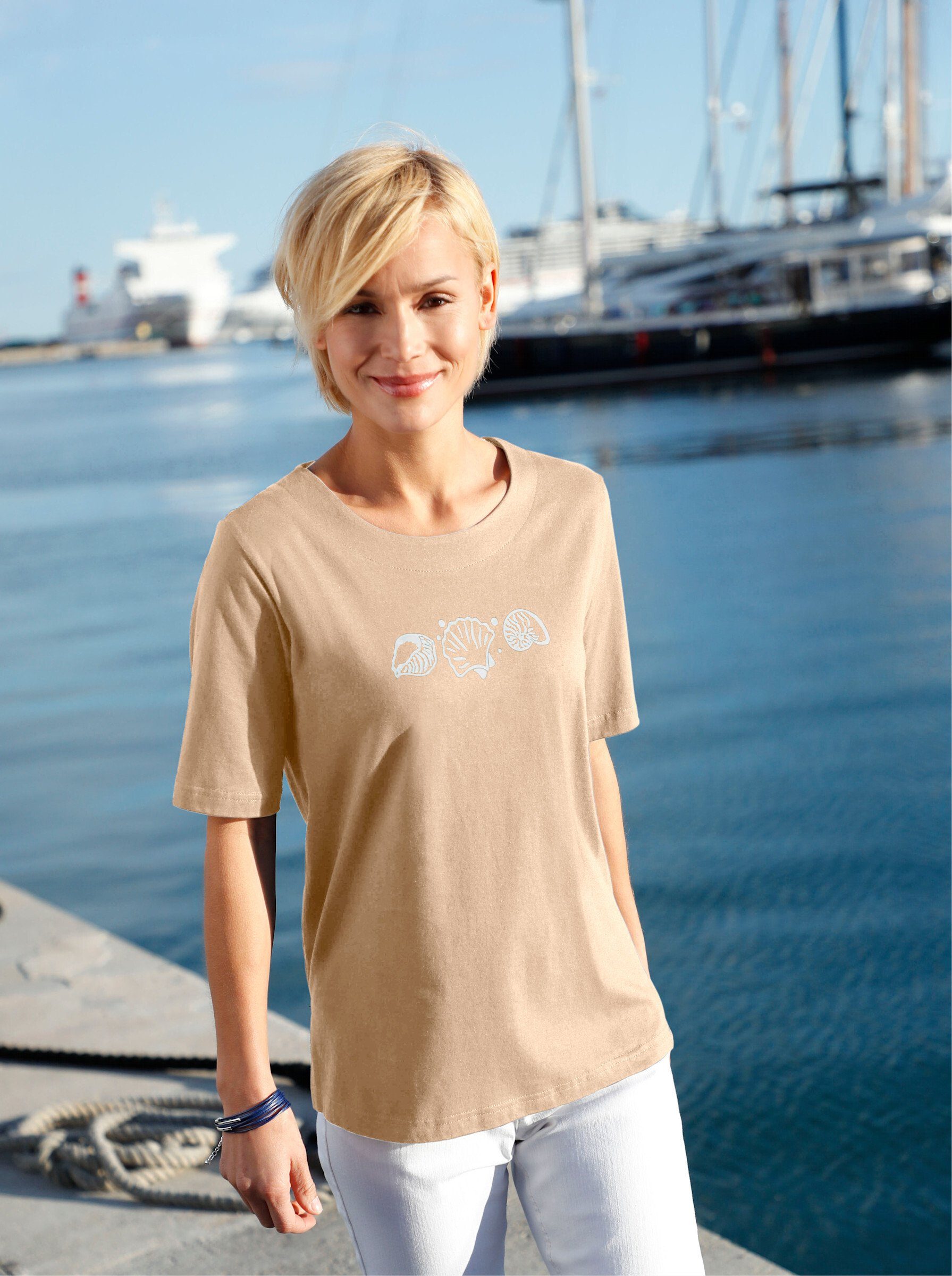 Casual Looks Kurzarmshirt "Shirt", (1 tlg.) günstig online kaufen