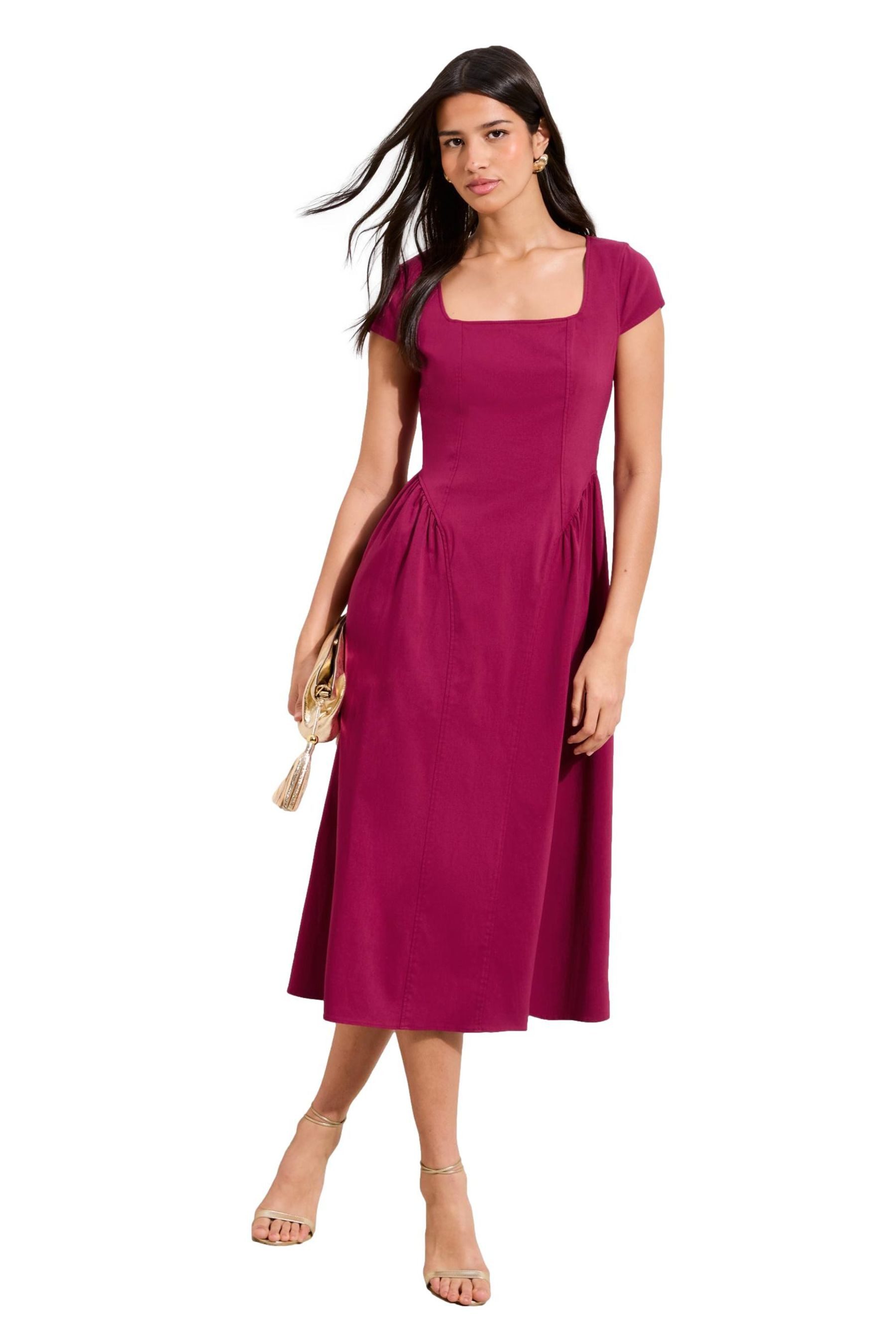 Friends Like These Maxikleid Friends Like These formendes Midaxi-Stretchkle günstig online kaufen