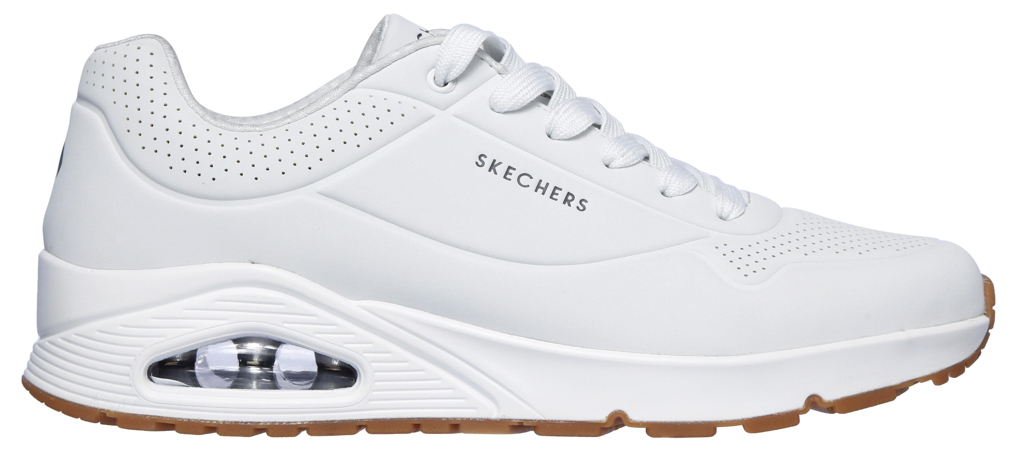 Skechers Uno - Stand on Air Sneaker Freizeitschuh, Halbschuh, Schnürschuh mit Air-Cooled Memory Foam – Bild 4 von 5