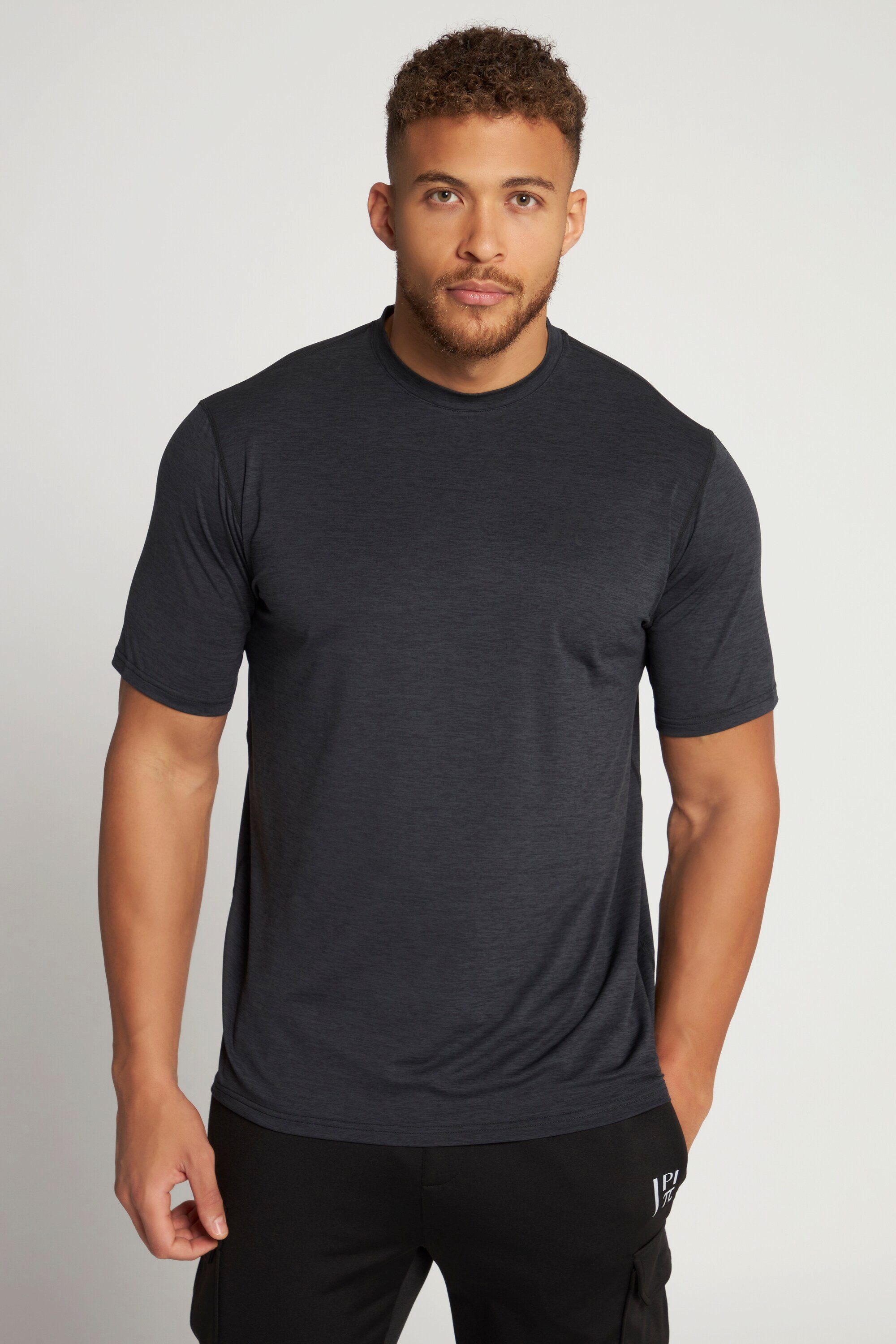 QuickDry T-Shirt anthrazit melange JP1880 T-Shirt Fitness Halbarm