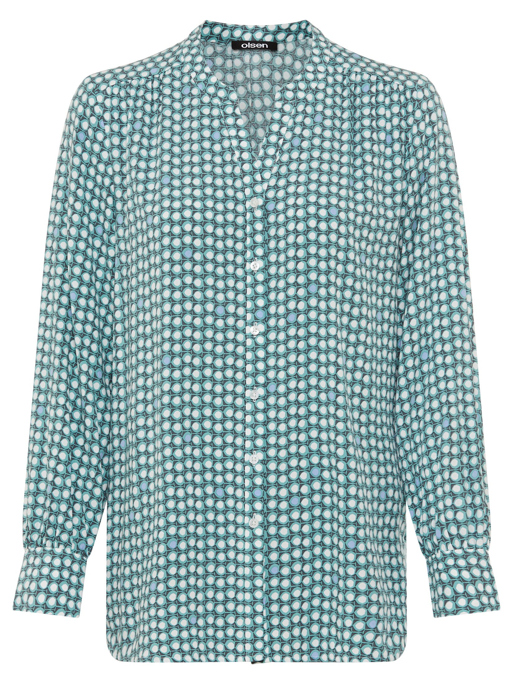 Olsen Klassische Bluse Blouse Woven Long Sleeves