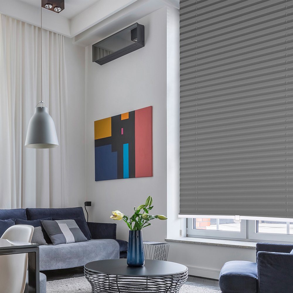 Sekey Plissee Plissee ohne Bohren lichtdurchlässig Rollo Faltrollo verspann günstig online kaufen