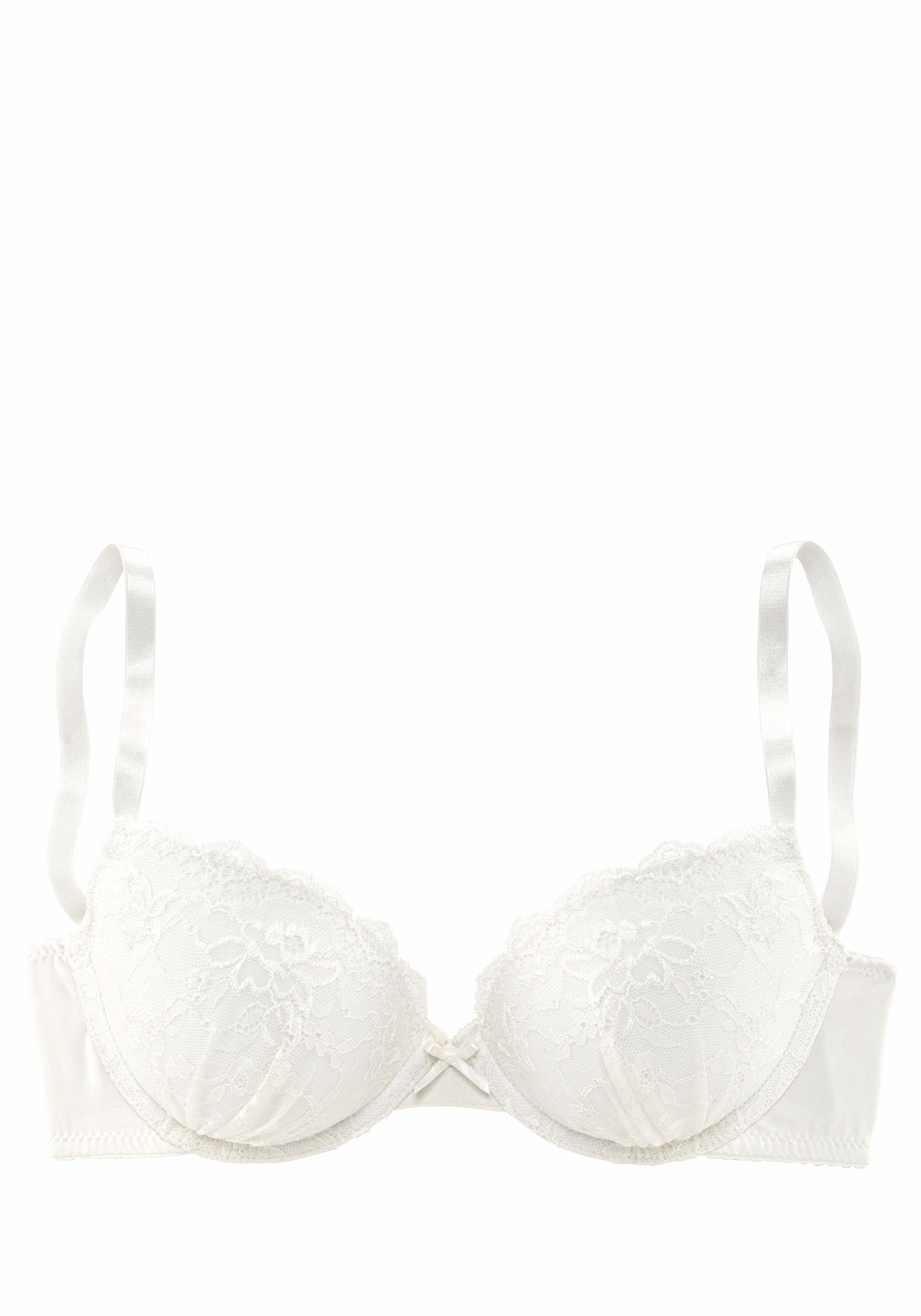 LASCANA Push-up-BH Nina mit Bügel, mit Spitzencups und herausnehmbaren Kissen, Dessous. € 39,99