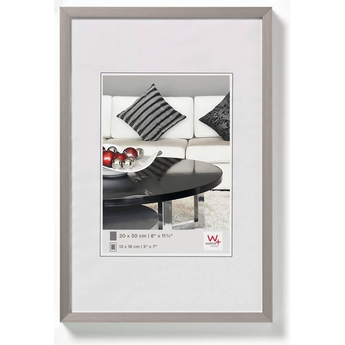 Walther Bilderrahmen Alurahmen Chair AJ342D 29,7x42cm stahl