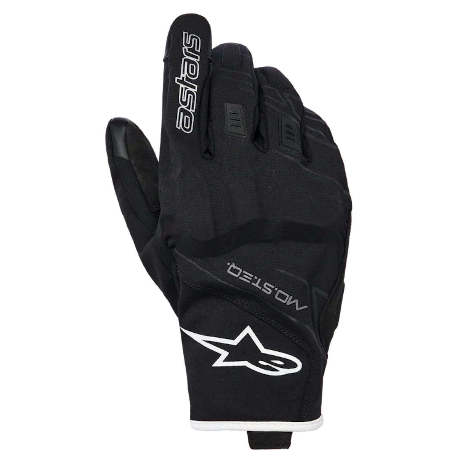 Alpinestars Motorradhandschuhe Alpinestars Moblast WP Handschuhe Schwarz / Weiss M atmungsaktiv