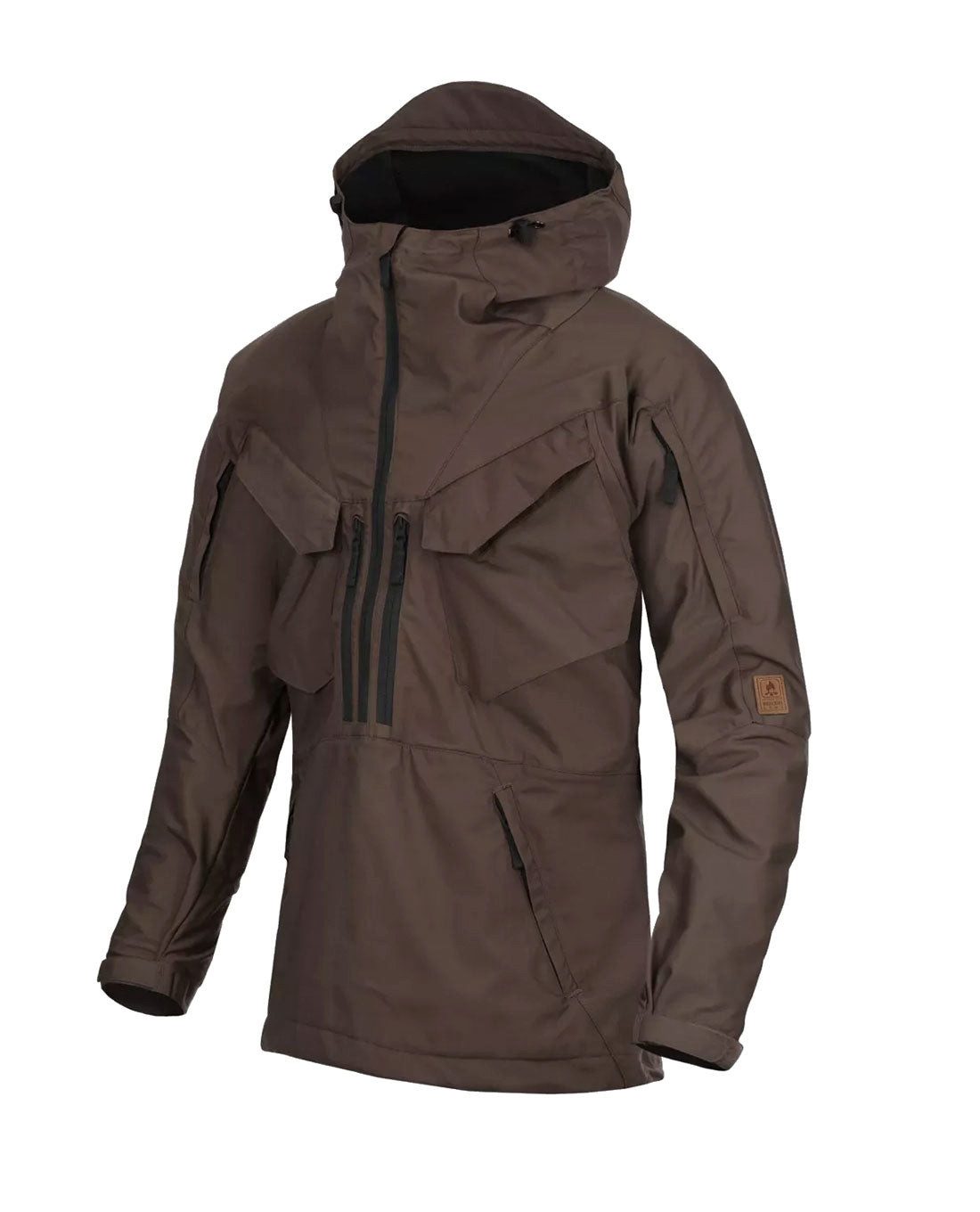 Helikon-Tex Softshelljacke (BS19) Pilgrim Anorak Jacket Earth Brown / Black A