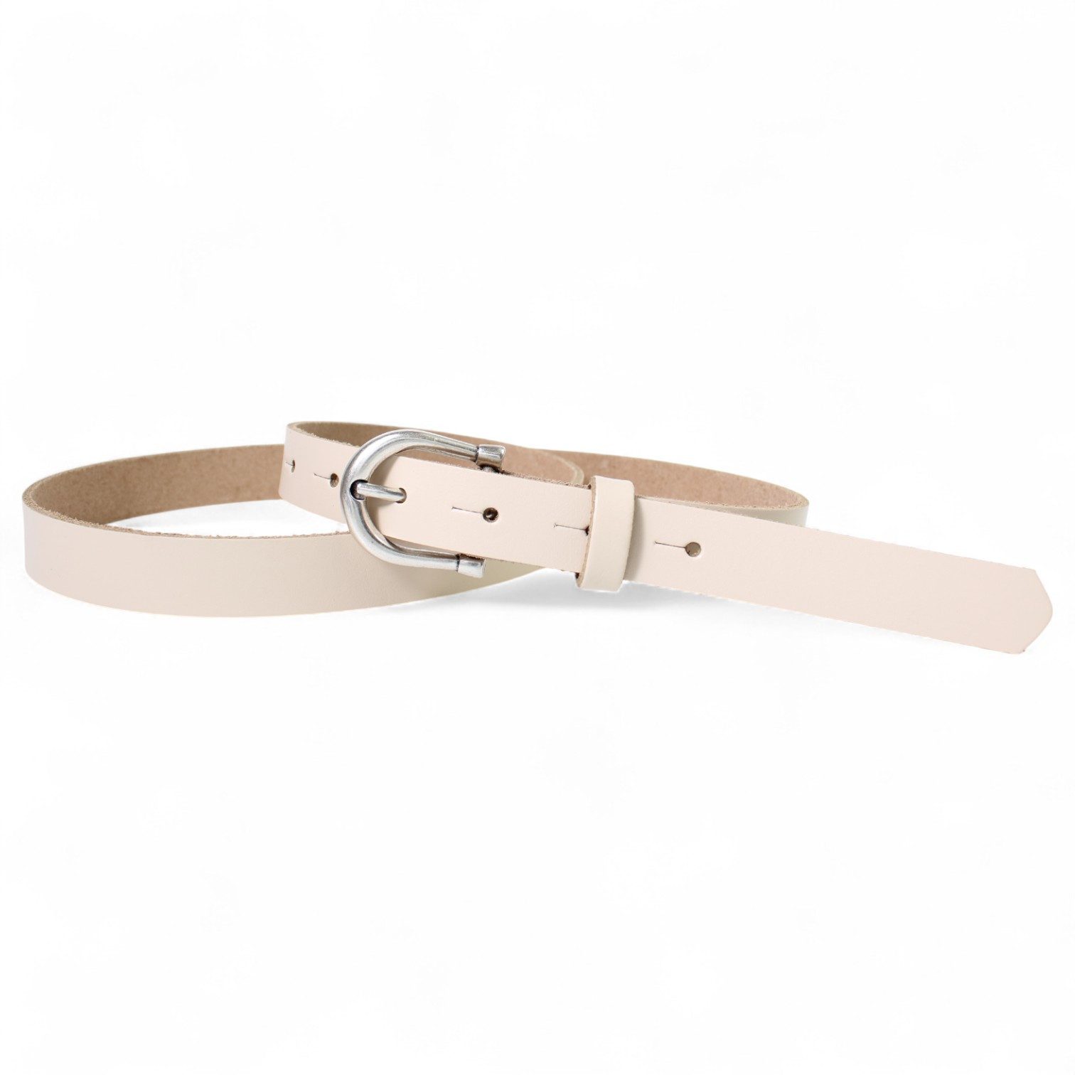 FRONHOFER Hüftgürtel Damen Rindleder schmal (1-St) Hufeisen-Schnalle, versilbert