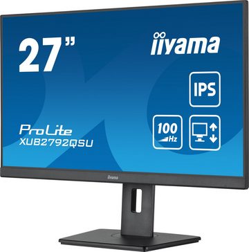 Iiyama iiyama ProLite XUB2792QSU 27" 16:9 WQHD IPS Display schwarz LED-Monitor