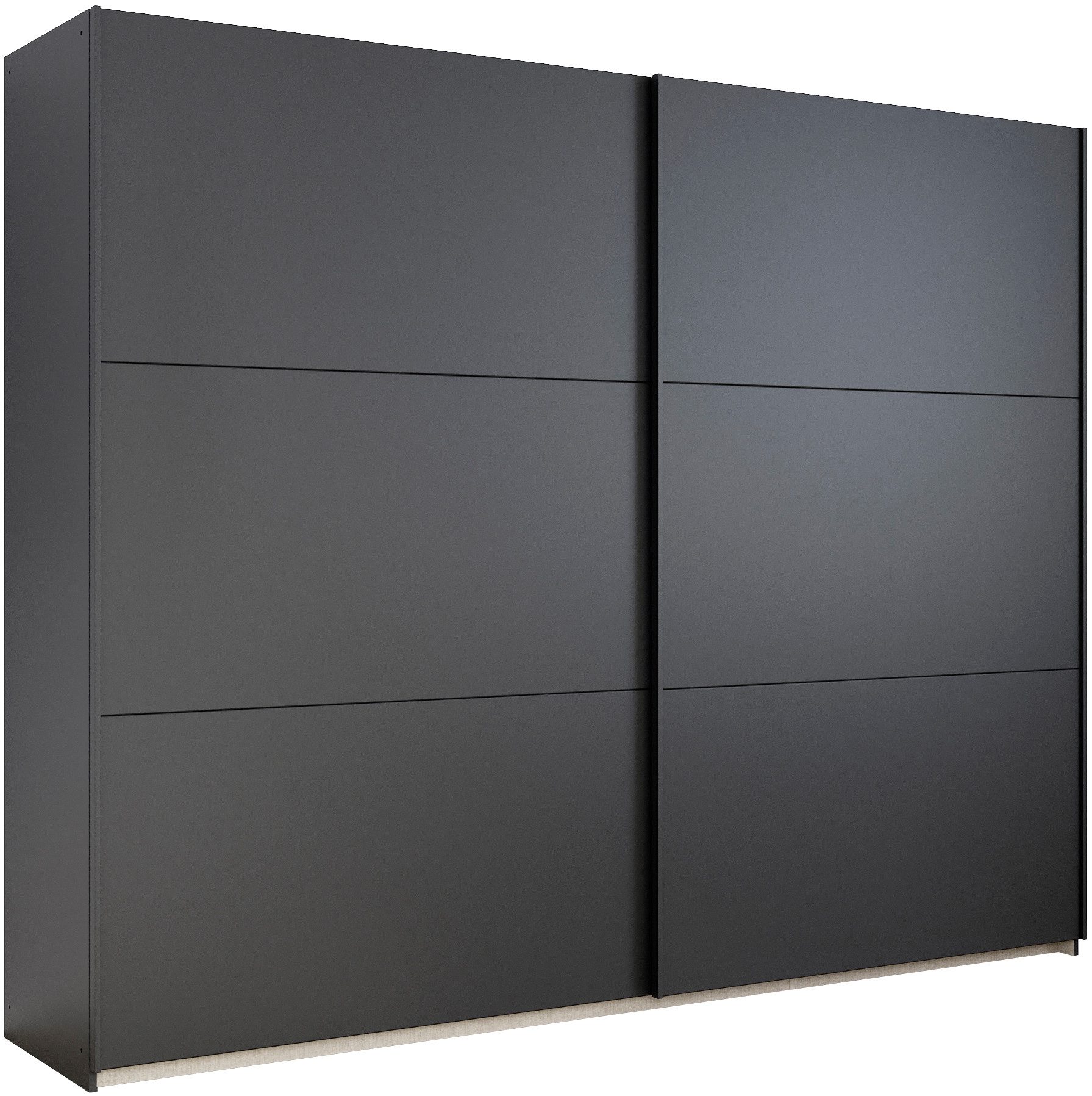 rauch Schwebetürenschrank Kleiderschrank Drehtürenschrank Schrank Garderobe KRONACH (in 3 Ausstattungen BASIC/CLASSIC/PREMIUM, Breiten 131/175/218/261 cm) optional ohne, mit 1 oder 2 Spiegel, viel Stauraum MADE IN GERMANY
