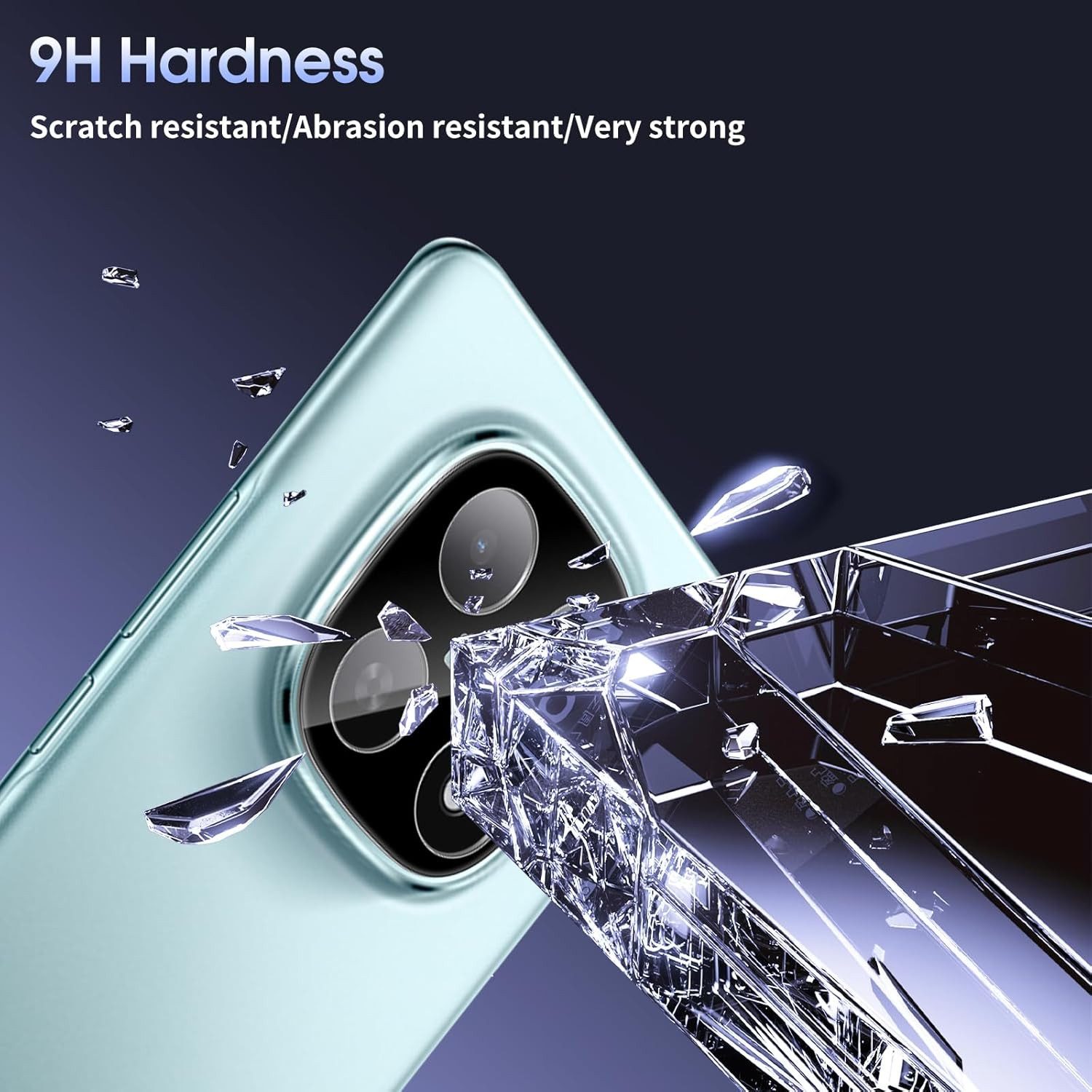CLM-Tech Displayschutzglas für Xiaomi Redmi Note 15 Pro 5G, Spar-Set, 4 Stück, Panzerglas für Bildschirm und Kamera 2+2