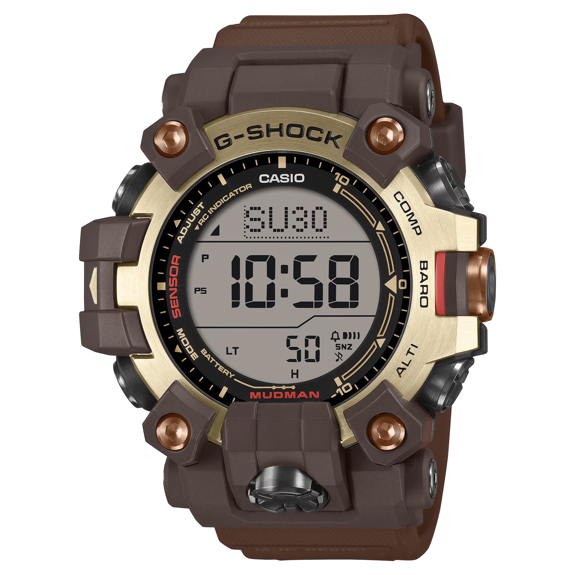 CASIO G-SHOCK Funk-Multifunktionsuhr Herrenuhr G-Shock MASTER OF G MUDMAN