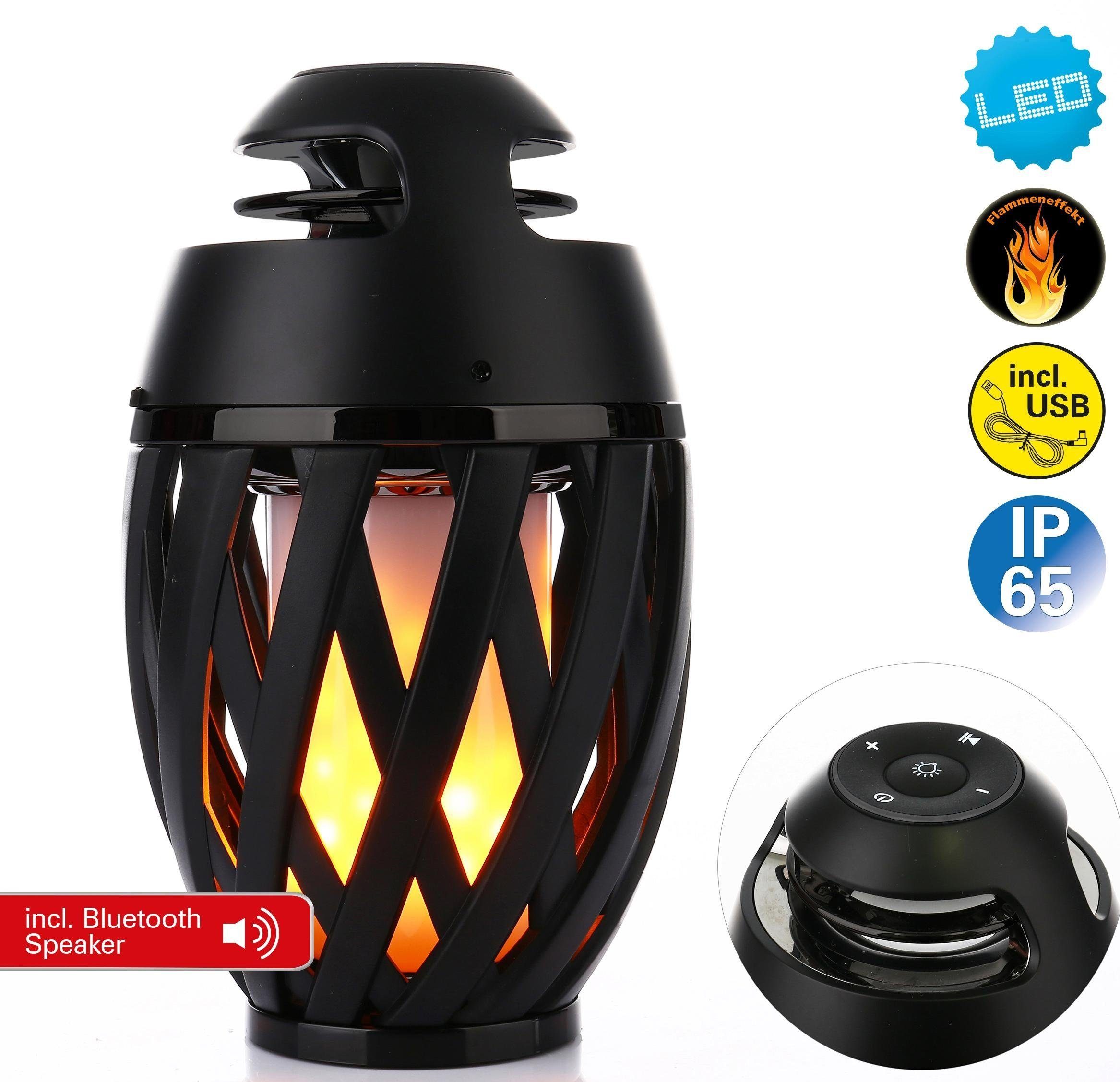 näve LED Tischleuchte Muna, Bluetooth-Lautsprecher, USB-Ladefunktion, günstig online kaufen