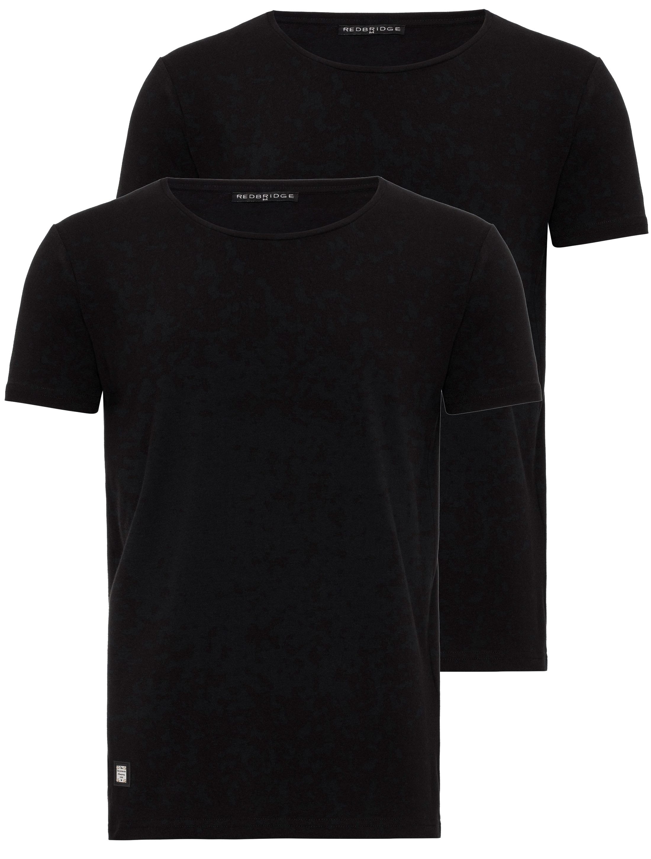 T-Shirt 2er Pack Basic T-Shirts – Slim Fit, Rundhals