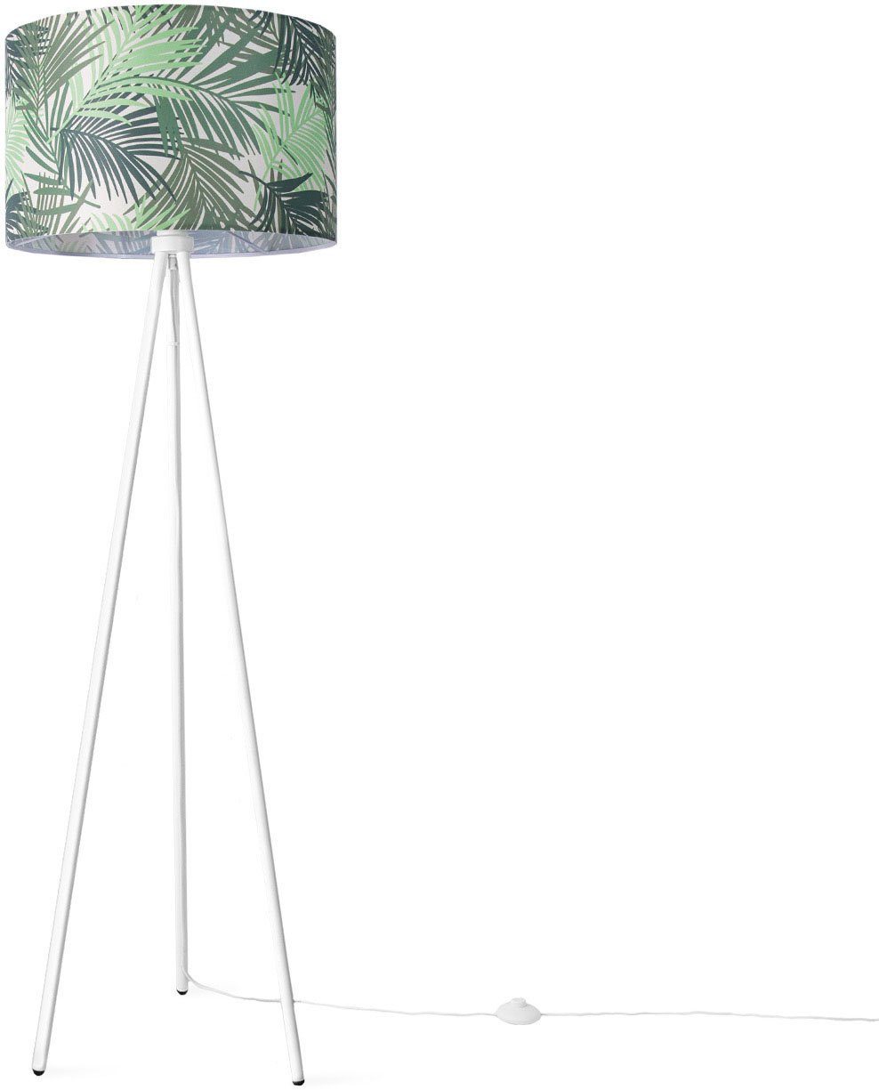 Paco Home Stehlampe Trina Ostende, ohne Leuchtmittel, Lampenschirm Büro Stativ Leselampe Deko Kinderzimmer Jungle