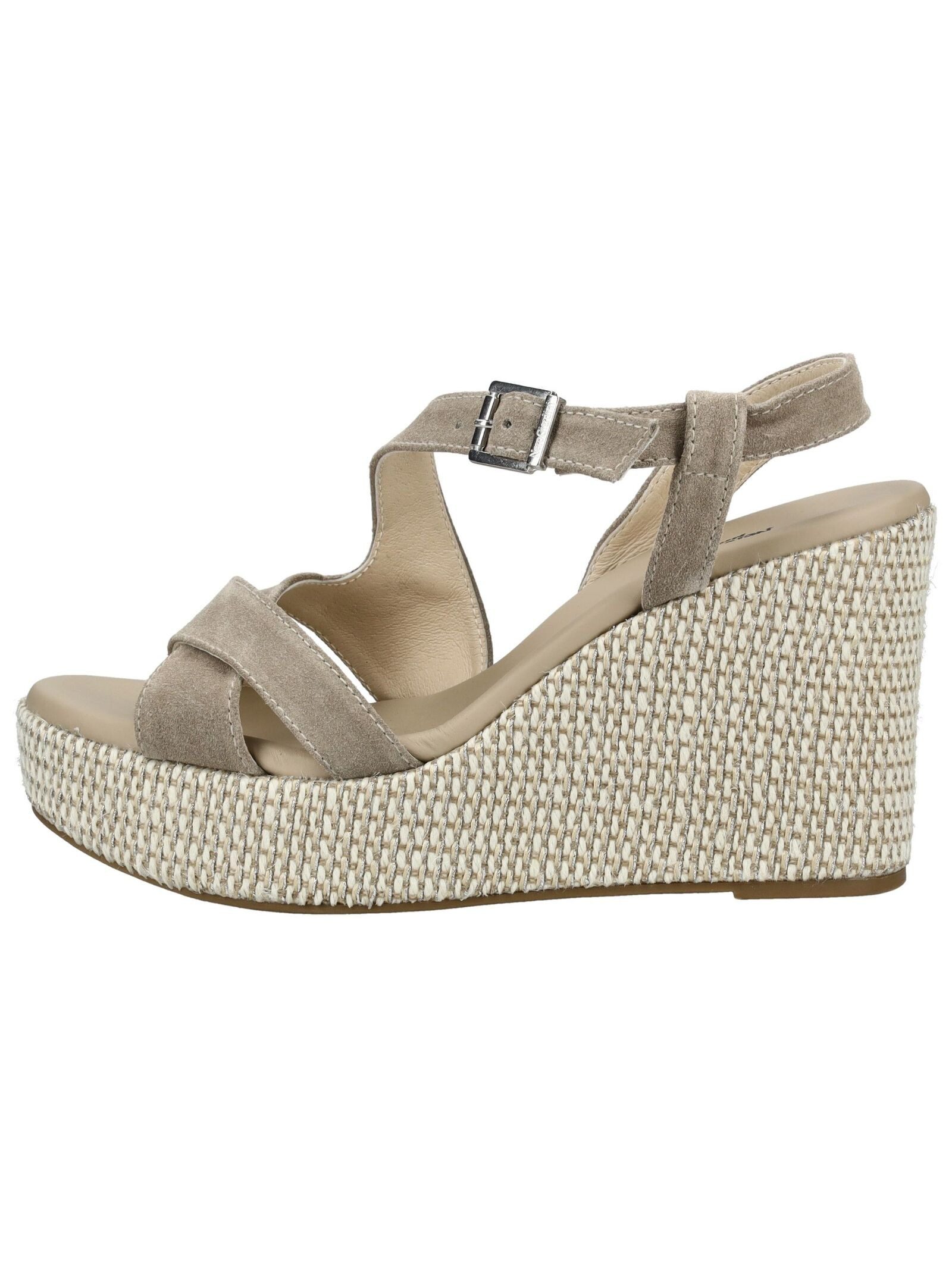 Nero Giardini Nero Giardini Sandalen Veloursleder Keilsandalette günstig online kaufen