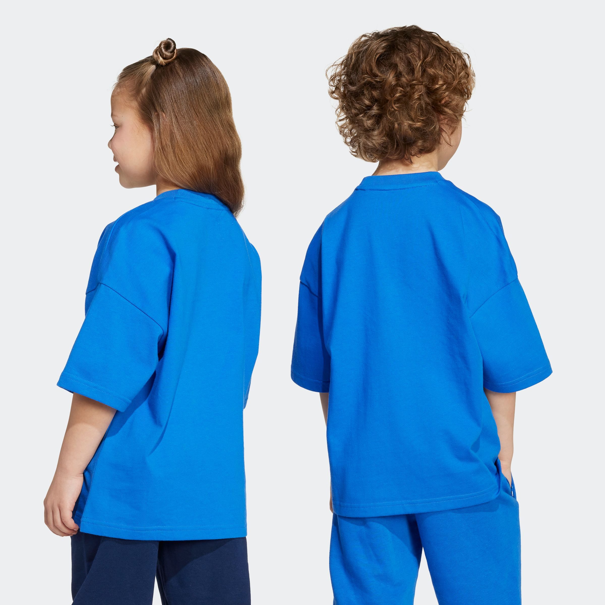 adidas Originals T-Shirt TREFOIL KIDS lockere Passform, für Kinder, aus Baumwolle, mit Single Jersey