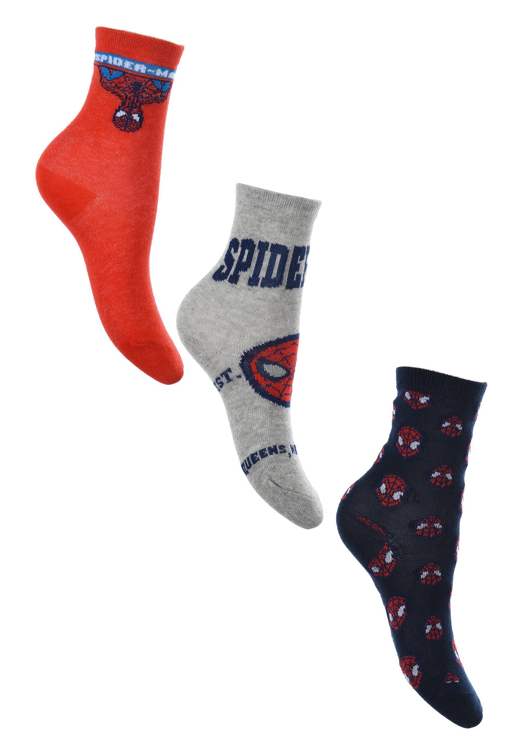 Spiderman Носки Kinder Jungen Носки Strümpfe (3-Paar)