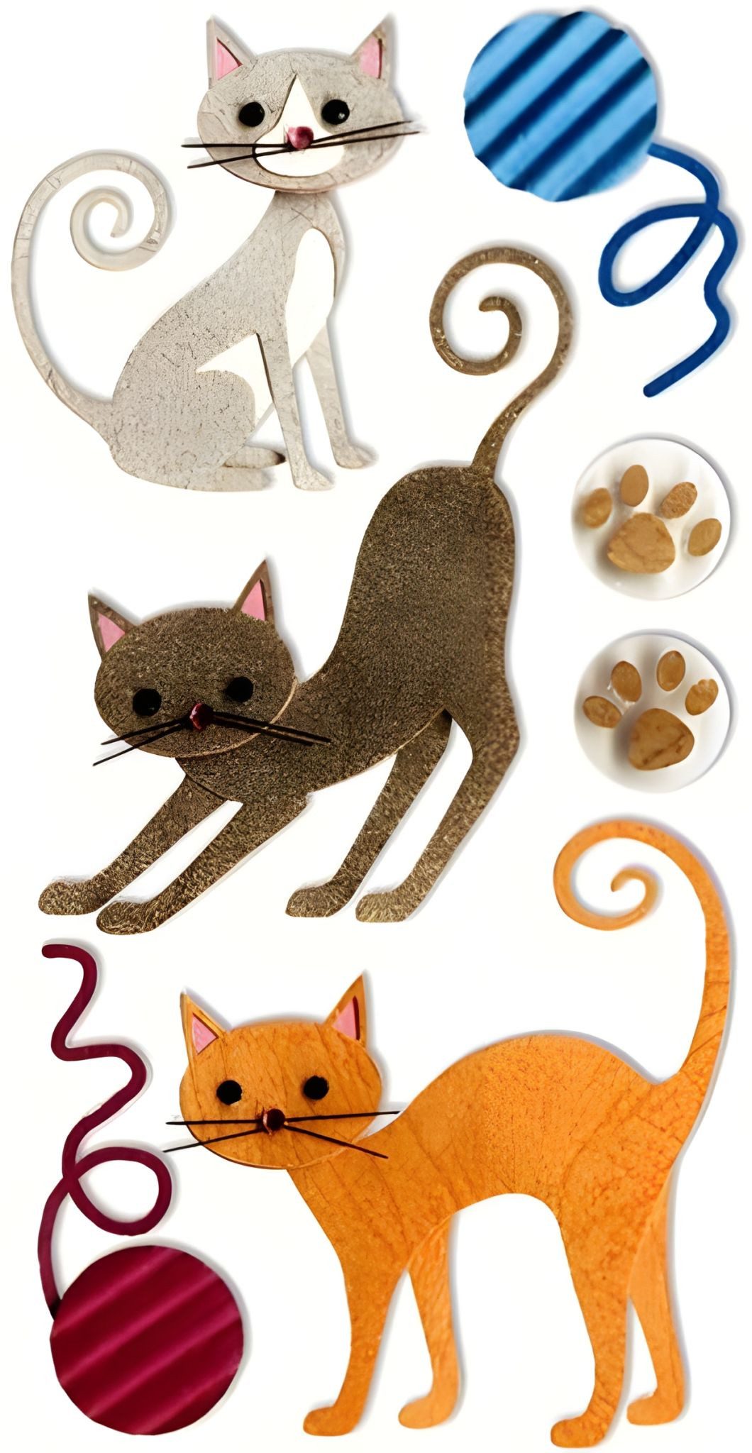 Heyda Sticker HEYDA 203780645 Stick-On's-MixKatzen 75 x165 cm