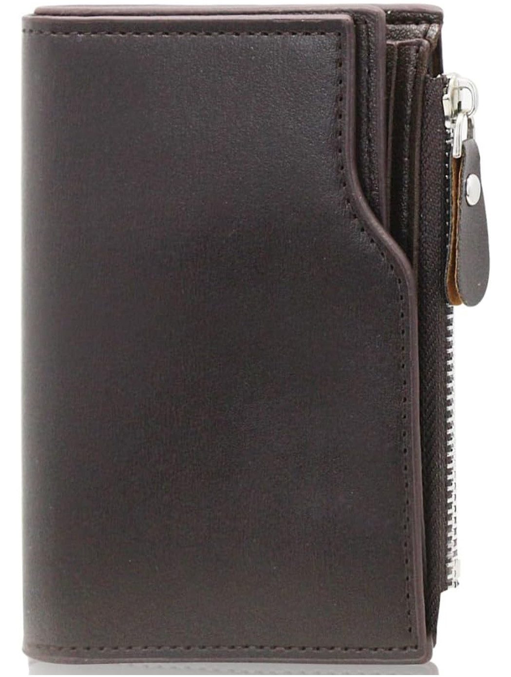 Coonoor Geldbörse Herren Geldbörse, dreifaches Lederportemonnaie (Mit Reißv günstig online kaufen