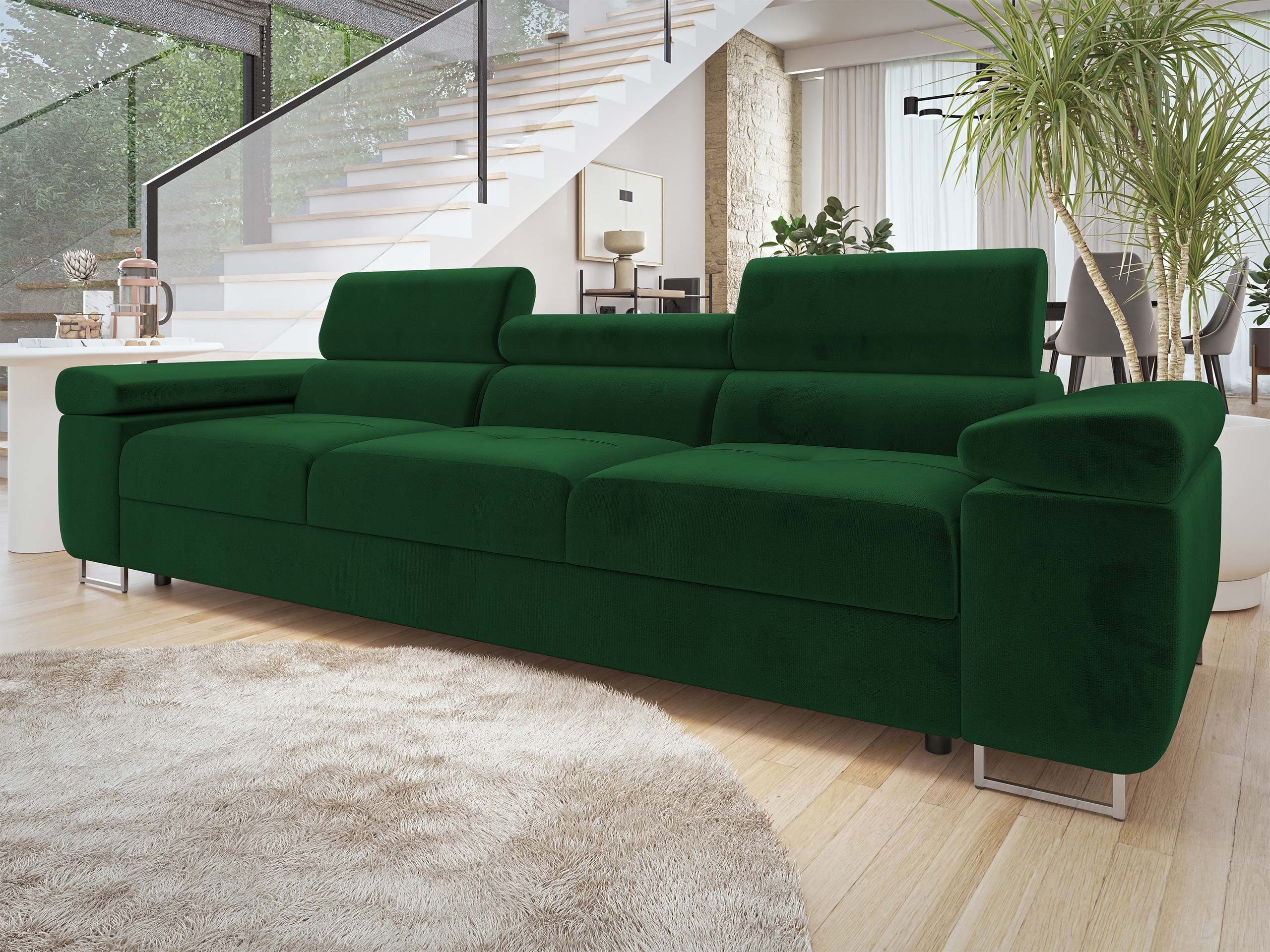 MIRJAN24 Sofa Torezio 3, Einstellbare Kopfstützen, günstig online kaufen