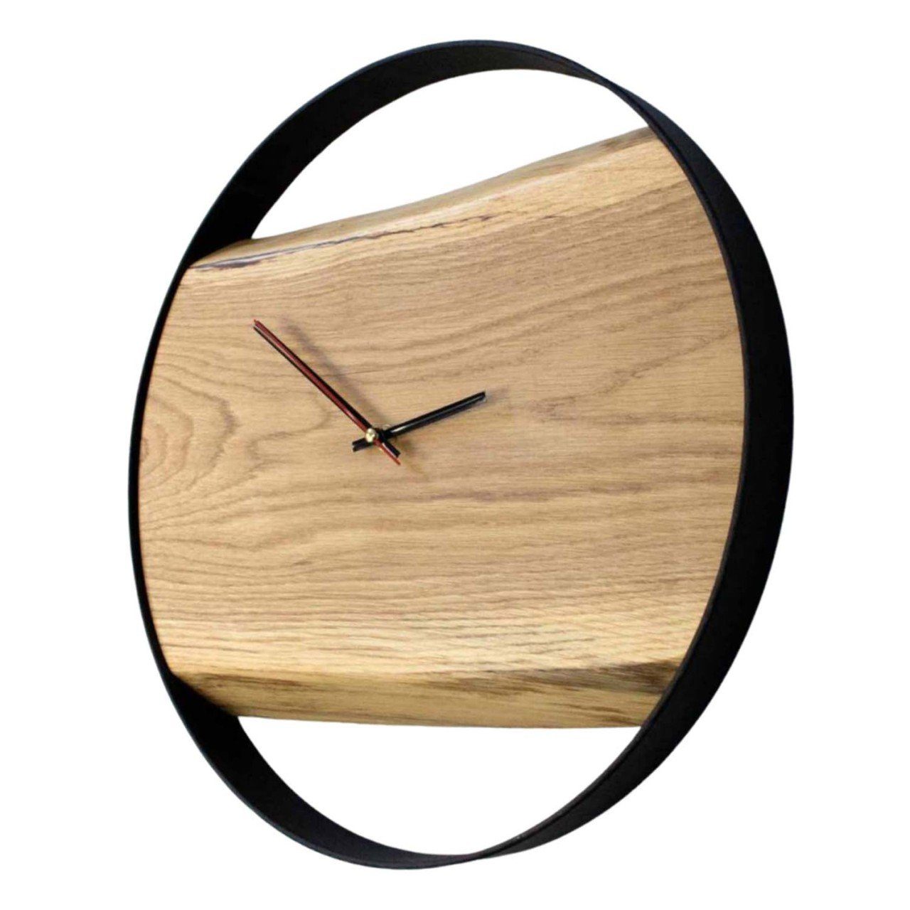 holz4home Wanduhr Holz-Wanduhr Polished