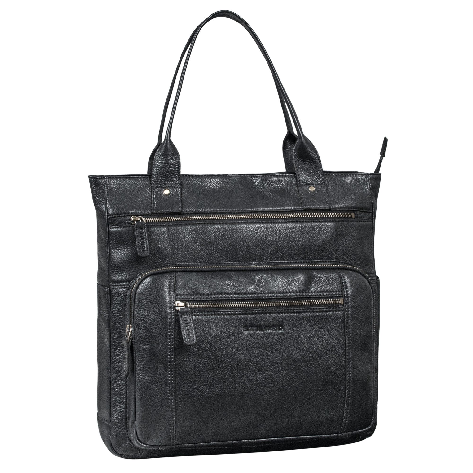 Handtasche "Bonnie" Große Handtasche Damen Leder Shopper mit vielen Fächern
