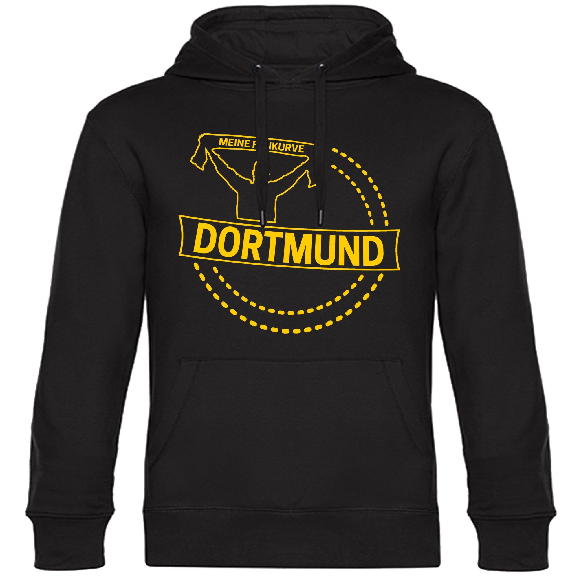 multifanshop Kapuzensweatshirt Dortmund - Meine Fankurve günstig online kaufen