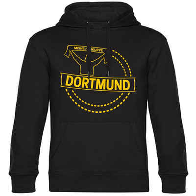 multifanshop Kapuzensweatshirt Dortmund - Meine Fankurve - Pullover