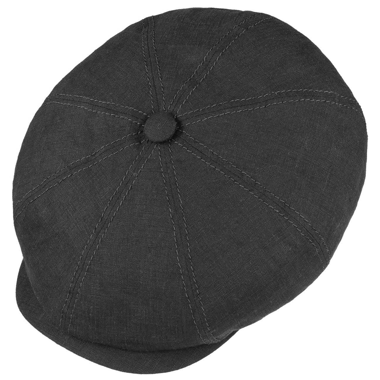 Schirm, the mit schwarz EU (1-St) Balloncap in Made Stetson Flat Cap