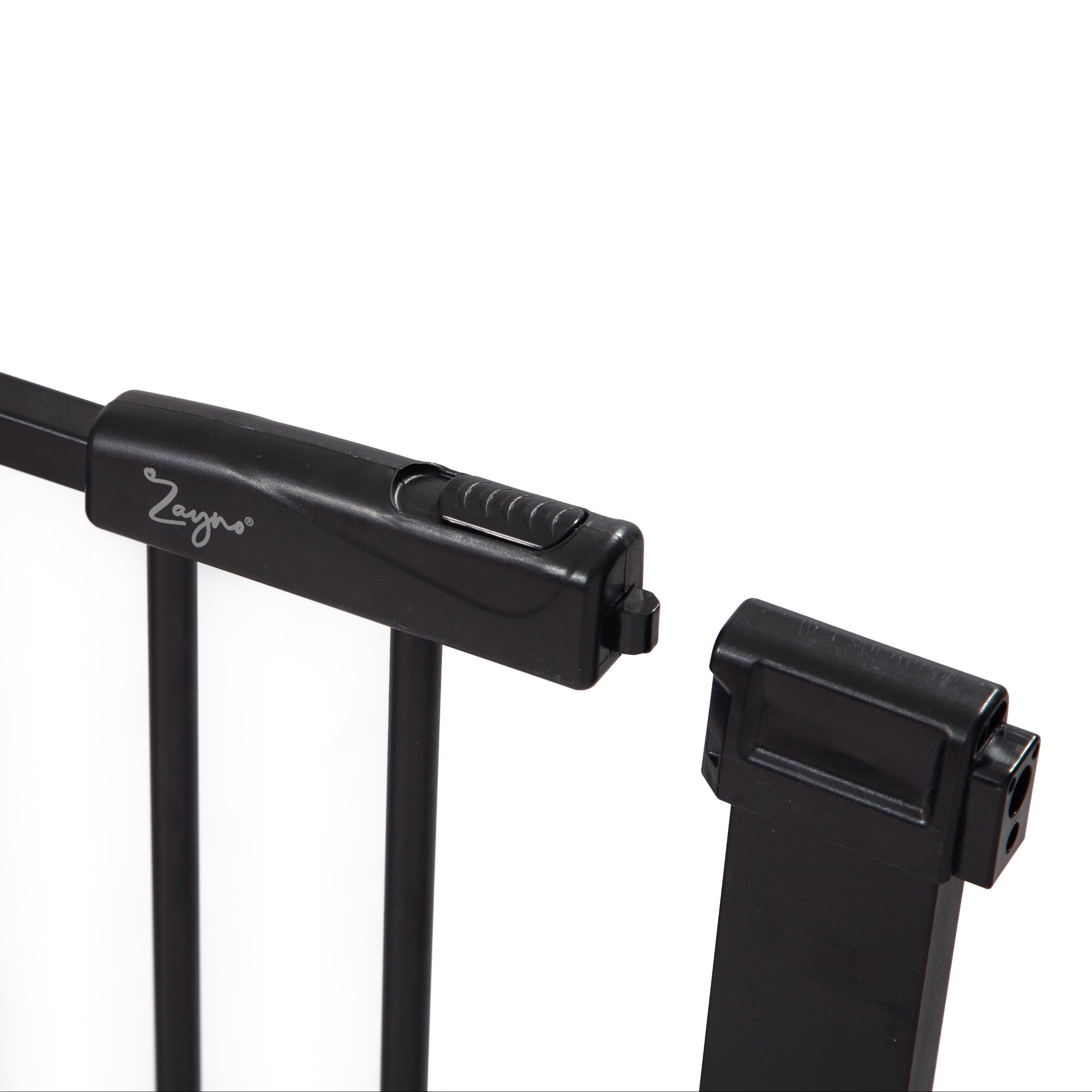 Zayno Türschutzgitter 76 bis 83 cm Schwarz inkl. Türrahmenschonern (Set, 5 günstig online kaufen