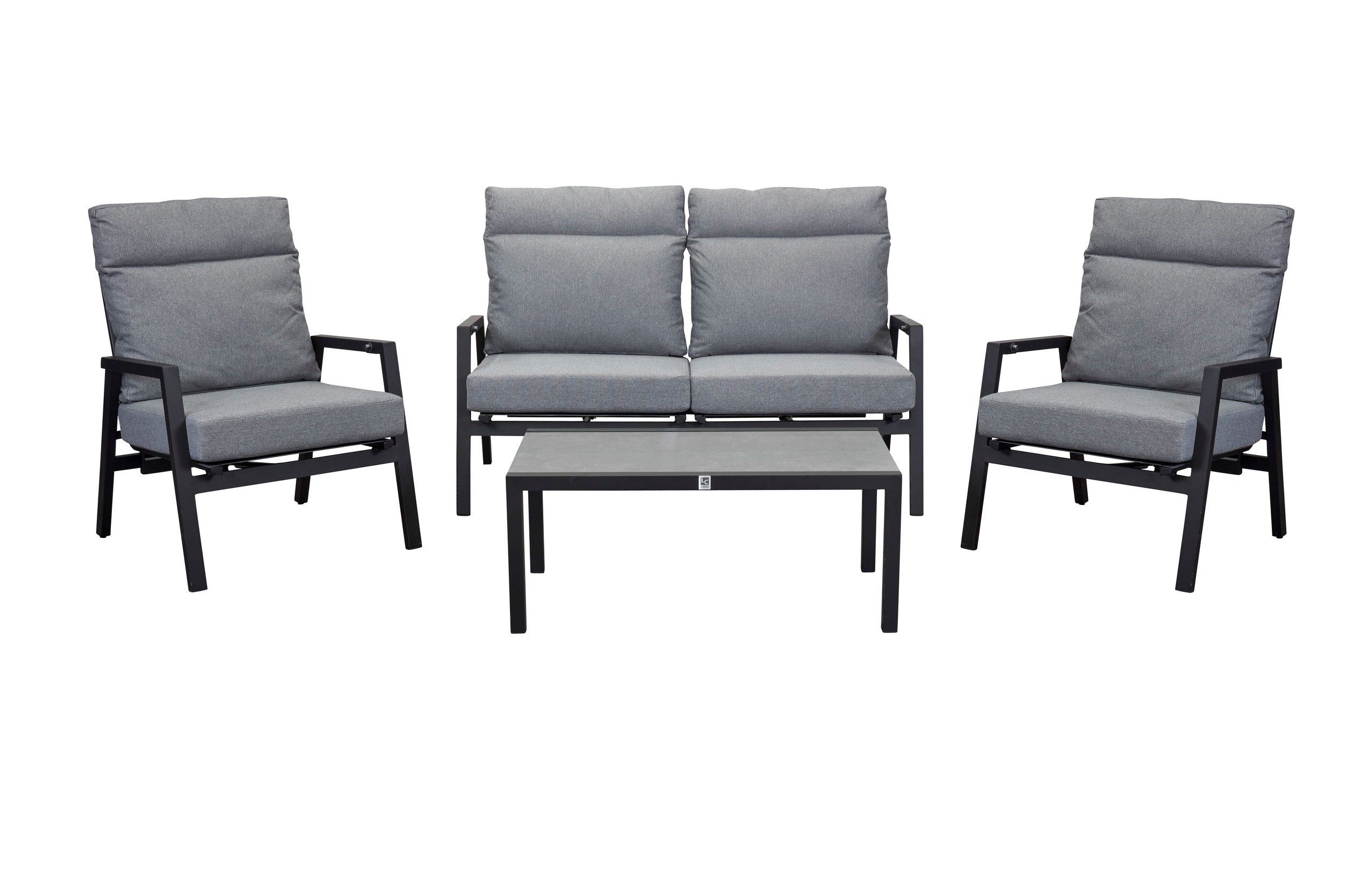 LC Garden Gartenlounge-Set LC Garden Sondrino Living Lounge Set 4tlg. XL Sitzgruppe