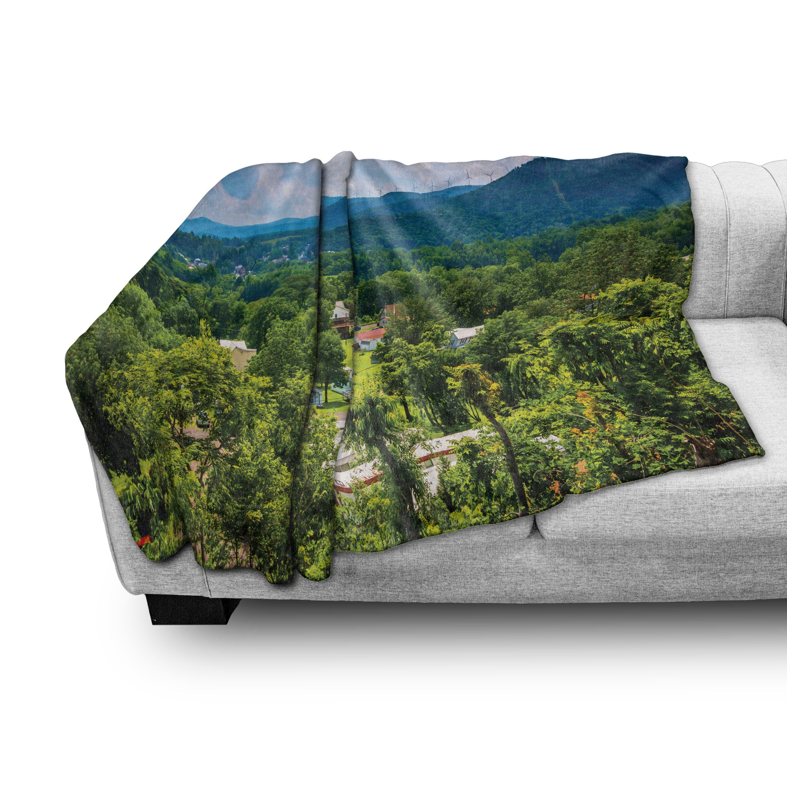 Abakuhaus, Gemütlicher Berge für Appalachian Plüsch Innen- Wohndecke Trailer den Außenbereich, und Park