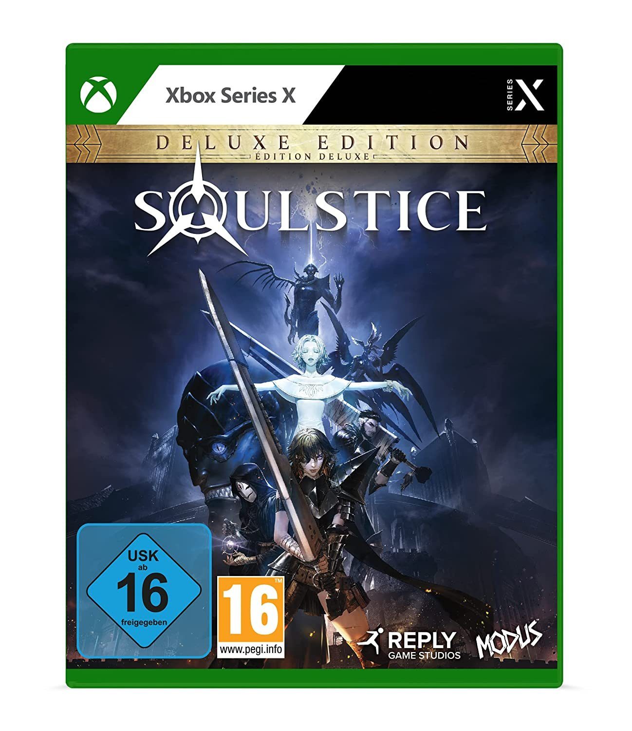 Astragon Soulstice: Deluxe Edition Xbox Series X, Spiele gleichzeitig die  beiden Schwestern Briar und Lute. Meistere als Briar Nahkampfangriffe und  Kombos, und kontrolliere als Lute mit jenseitigen Fähigkeiten das  Schlachtfeld. online kaufen