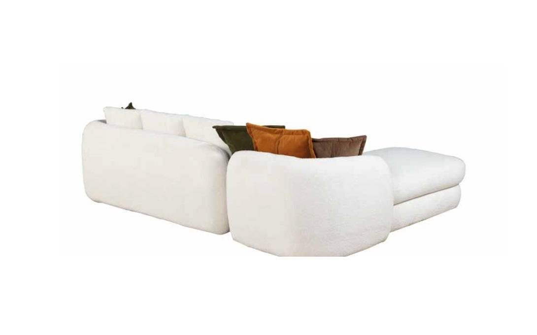 Couch JVmoebel L Ecksofa Ecksofa, Polster Textil Design form Sofa Luxus Wohnzimmer