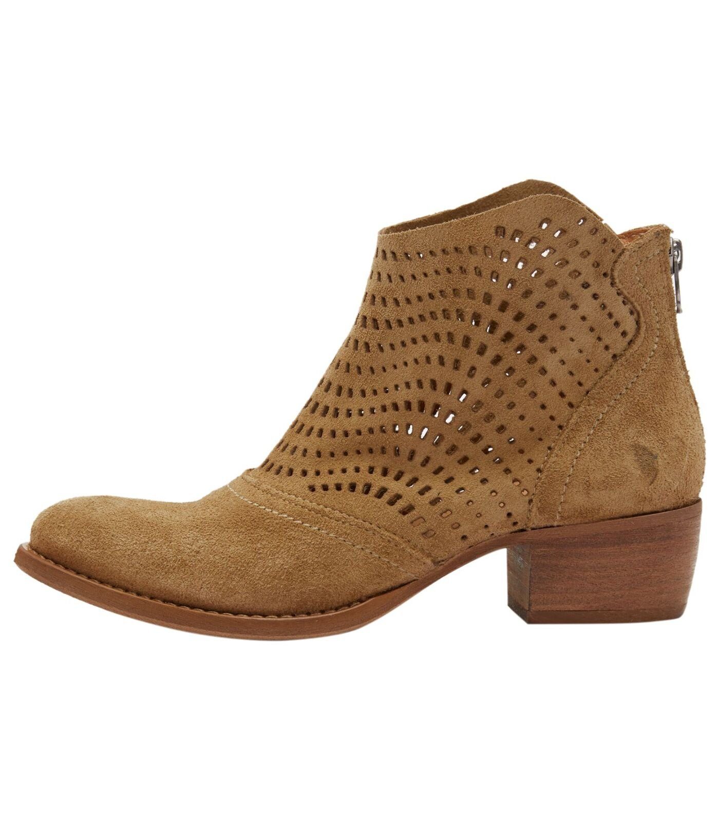 Felmini Stiefelette Veloursleder Cowboy Stiefelette günstig online kaufen